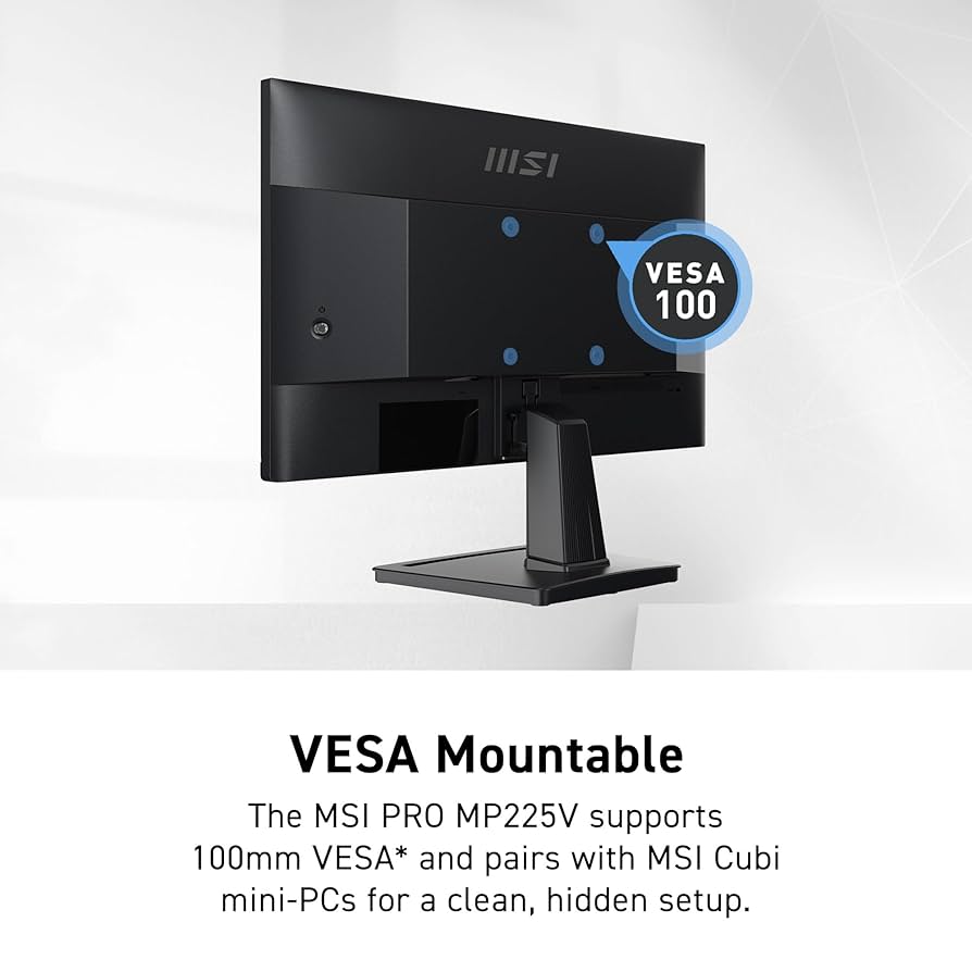 MSI PRO MP223 21.45型 液晶モニター 100Hz VESA対応 PRO MP223 | Professional Business Monitor for Work and Home